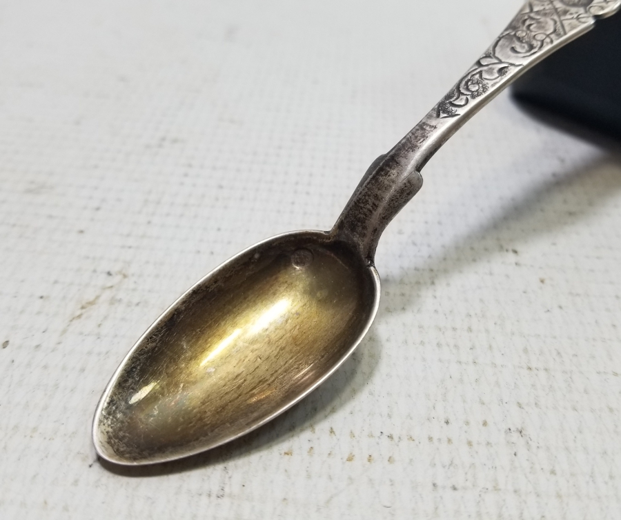 KALEM İŞÇİLİKLİ OSMANLI DÖNEMİ GÜMÜŞ KAŞIK
