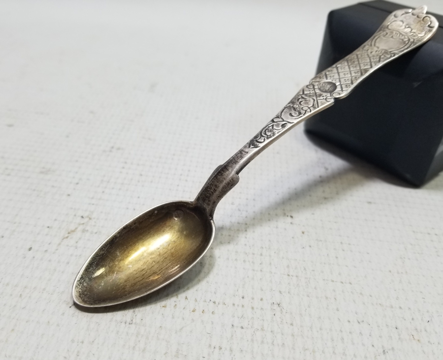 KALEM İŞÇİLİKLİ OSMANLI DÖNEMİ GÜMÜŞ KAŞIK