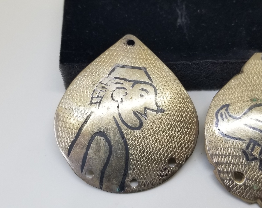 OSMANLI DÖNEMİ ESKİŞEHİR YAPIMI İKİ ADET YOKLUK DÖNEMİ SAVATLI KOLYE