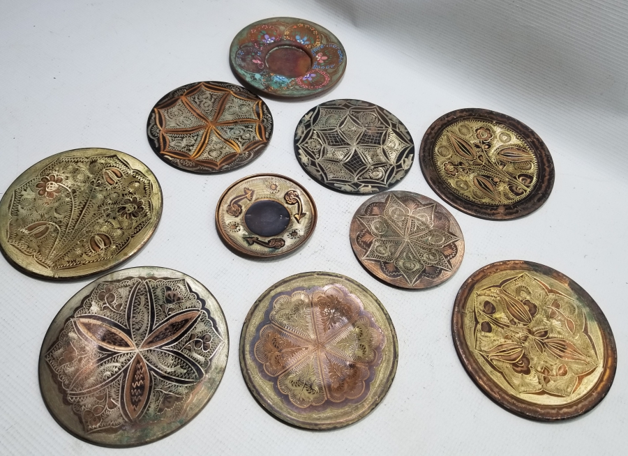 ERZİNCAN YAPIMI ANTİKA DUVAR TABAĞI LOTU