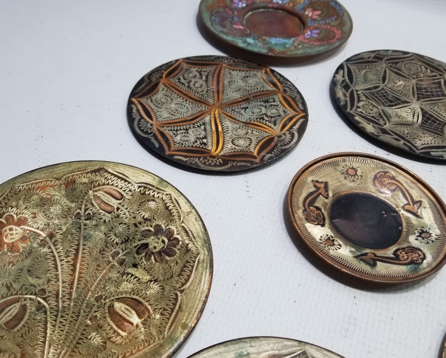 ERZİNCAN YAPIMI ANTİKA DUVAR TABAĞI LOTU