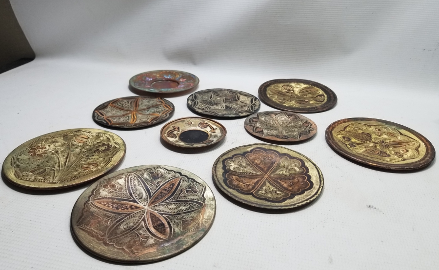 ERZİNCAN YAPIMI ANTİKA DUVAR TABAĞI LOTU