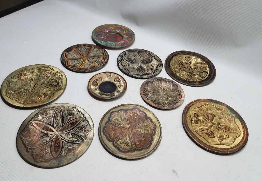 ERZİNCAN YAPIMI ANTİKA DUVAR TABAĞI LOTU