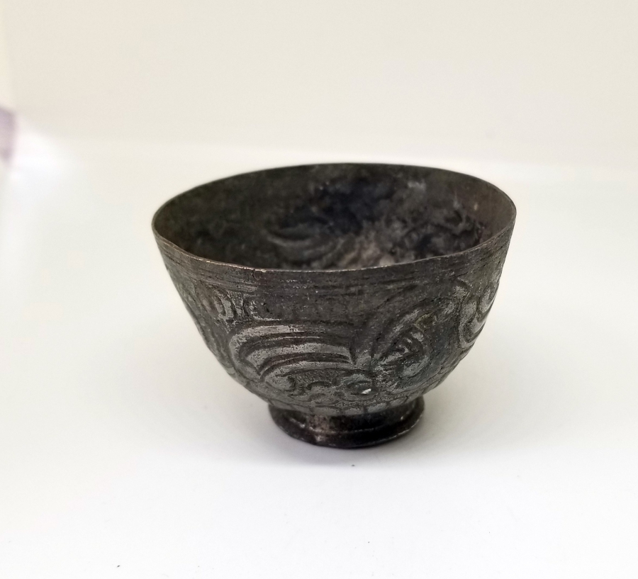 OSMANLI DÖNEMİ KABARTMA İŞÇİLİKLİ TOMBAK FİNCAN ZARFI