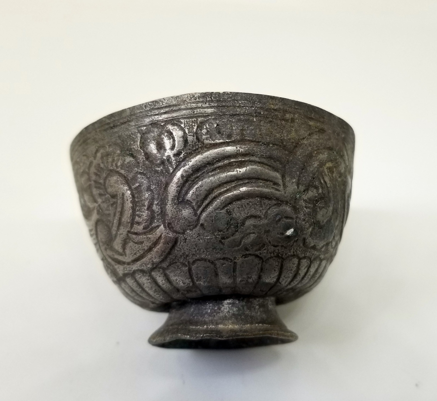 OSMANLI DÖNEMİ KABARTMA İŞÇİLİKLİ TOMBAK FİNCAN ZARFI