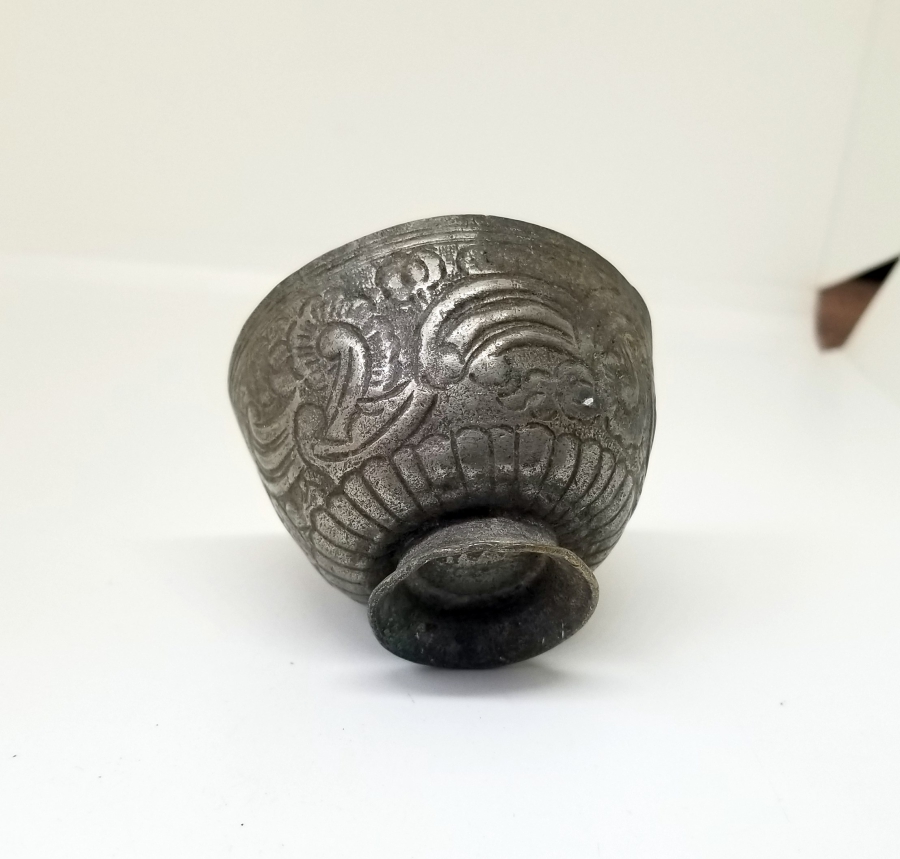 OSMANLI DÖNEMİ KABARTMA İŞÇİLİKLİ TOMBAK FİNCAN ZARFI