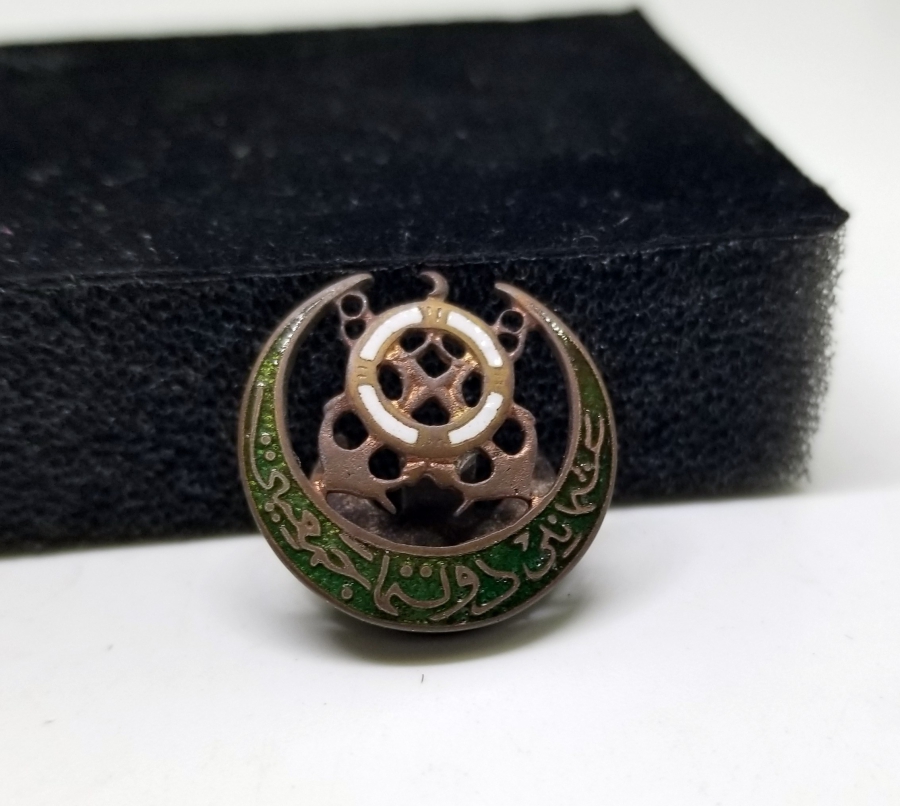 1. DÜNYA SAVAŞI DÖNEMİ OSMANLI DONANMA CEMİYETİ ROZETİ