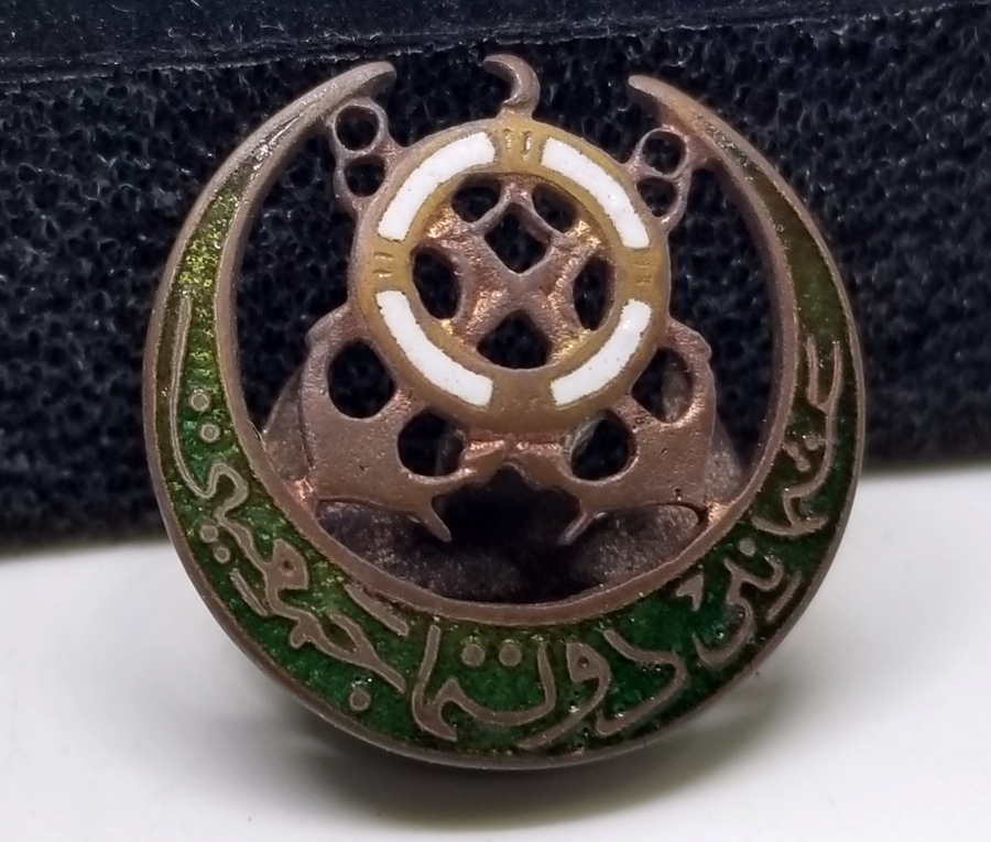 1. DÜNYA SAVAŞI DÖNEMİ OSMANLI DONANMA CEMİYETİ ROZETİ