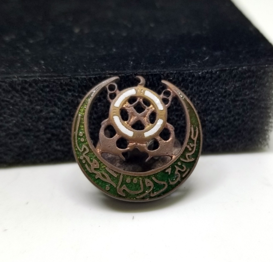 1. DÜNYA SAVAŞI DÖNEMİ OSMANLI DONANMA CEMİYETİ ROZETİ