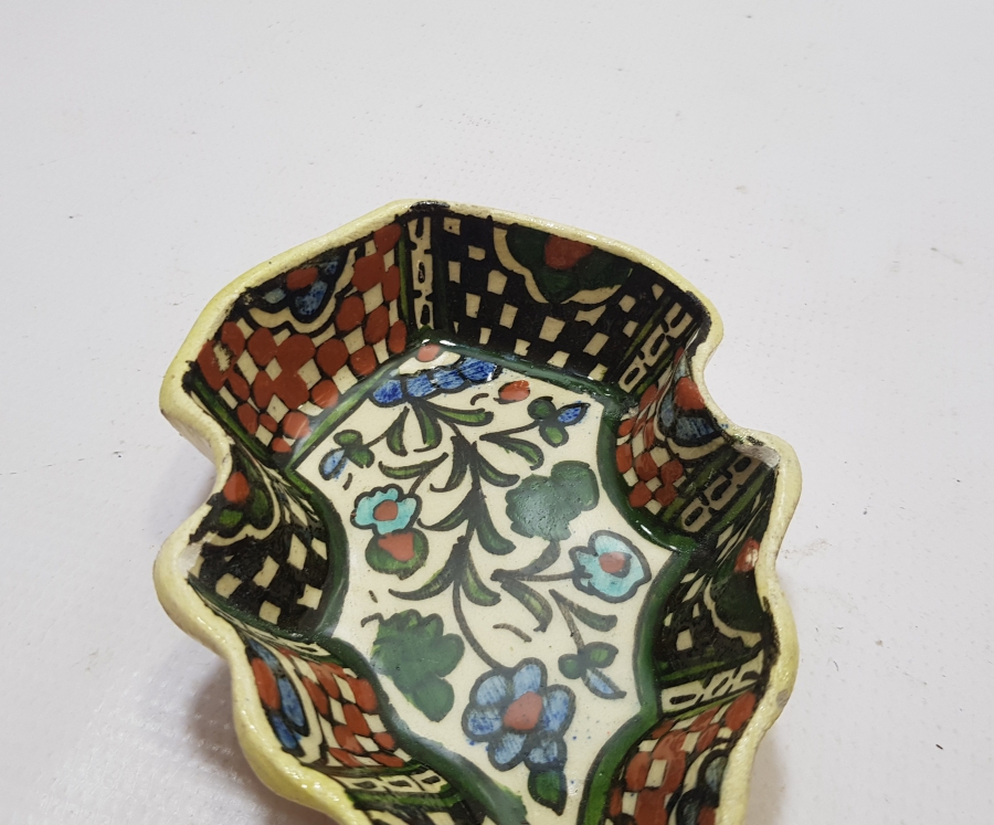 OSMANLI DÖNEMİ KUBBE FORMUNDA KÜTAHYA İŞİ İFTARİYELİK - HURMALIK