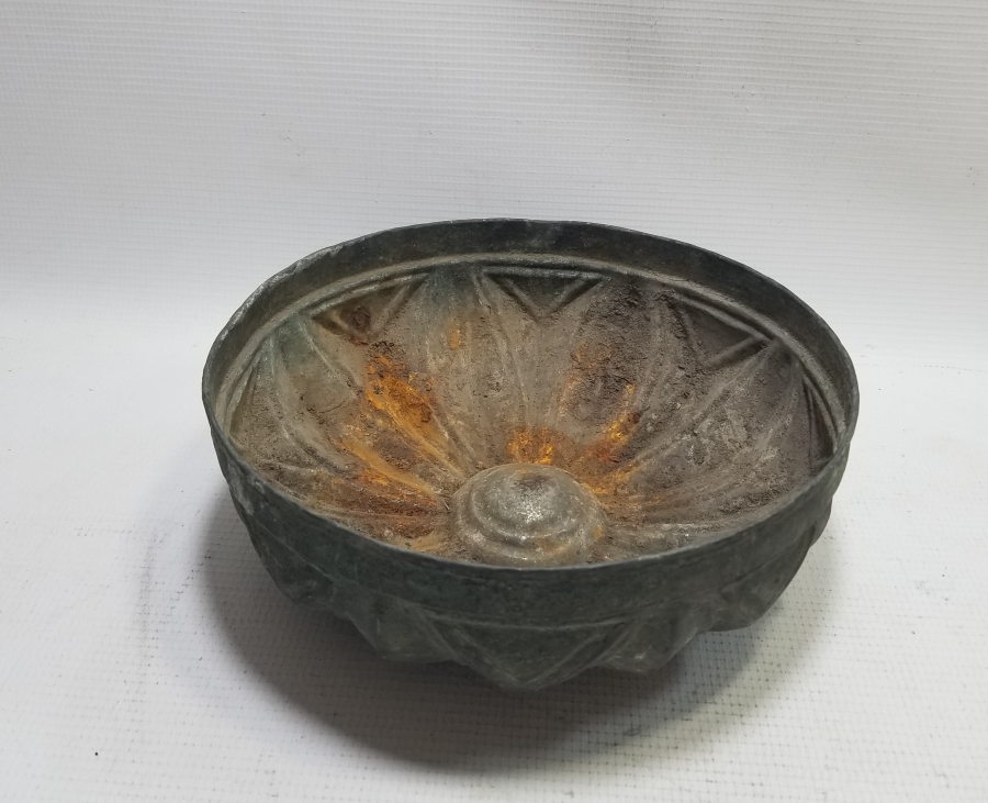 OSMANLI DÖNEMİ KABARTMA İŞÇİLİKLİ SELÇUKLU BAKIR HAMAM TASI