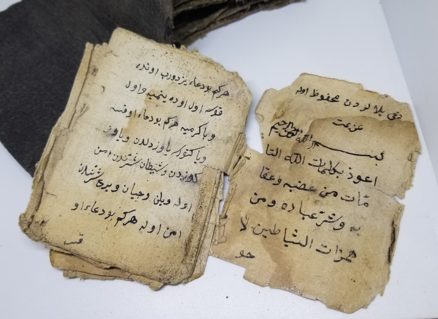 ORİJİNAL BALMUMU KABINDA EL YAZMA ASKER ENAMI