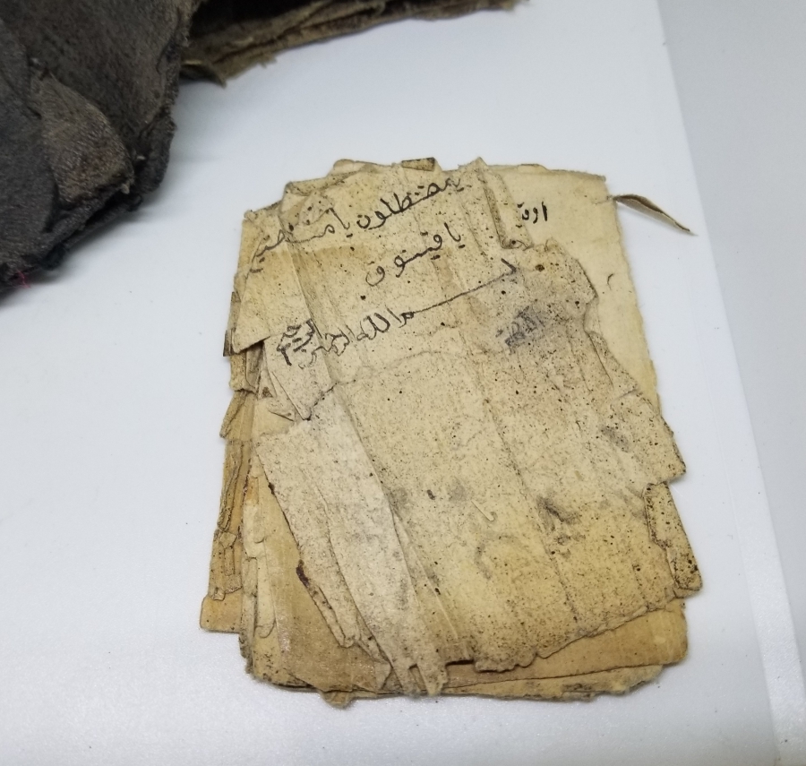 ORİJİNAL BALMUMU KABINDA EL YAZMA ASKER ENAMI