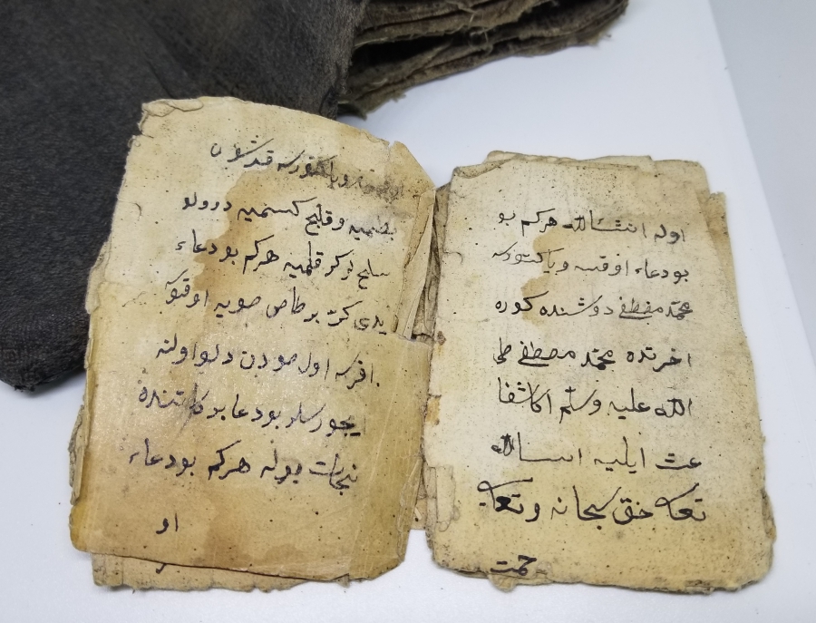 ORİJİNAL BALMUMU KABINDA EL YAZMA ASKER ENAMI