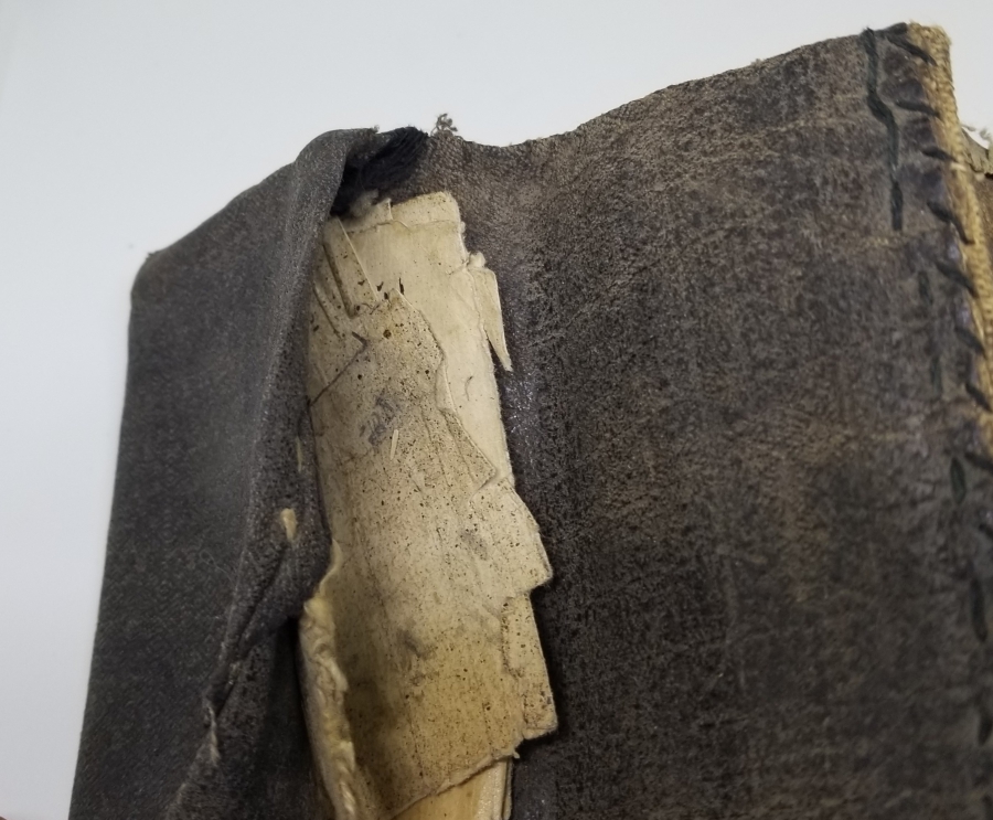 ORİJİNAL BALMUMU KABINDA EL YAZMA ASKER ENAMI