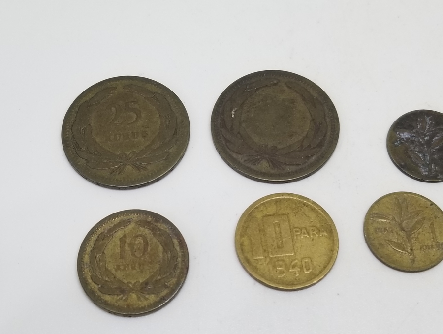 ANTİKA YERLİ METAL PARA LOTU