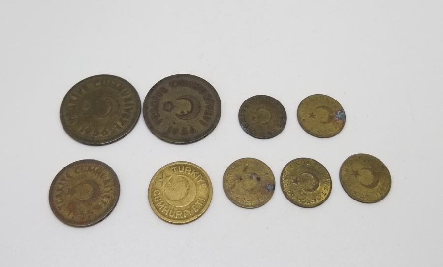 ANTİKA YERLİ METAL PARA LOTU