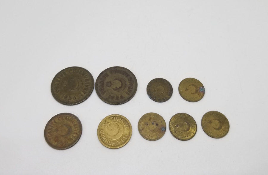 ANTİKA YERLİ METAL PARA LOTU