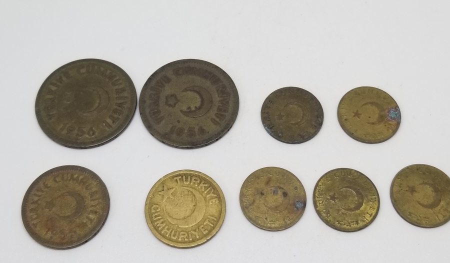 ANTİKA YERLİ METAL PARA LOTU