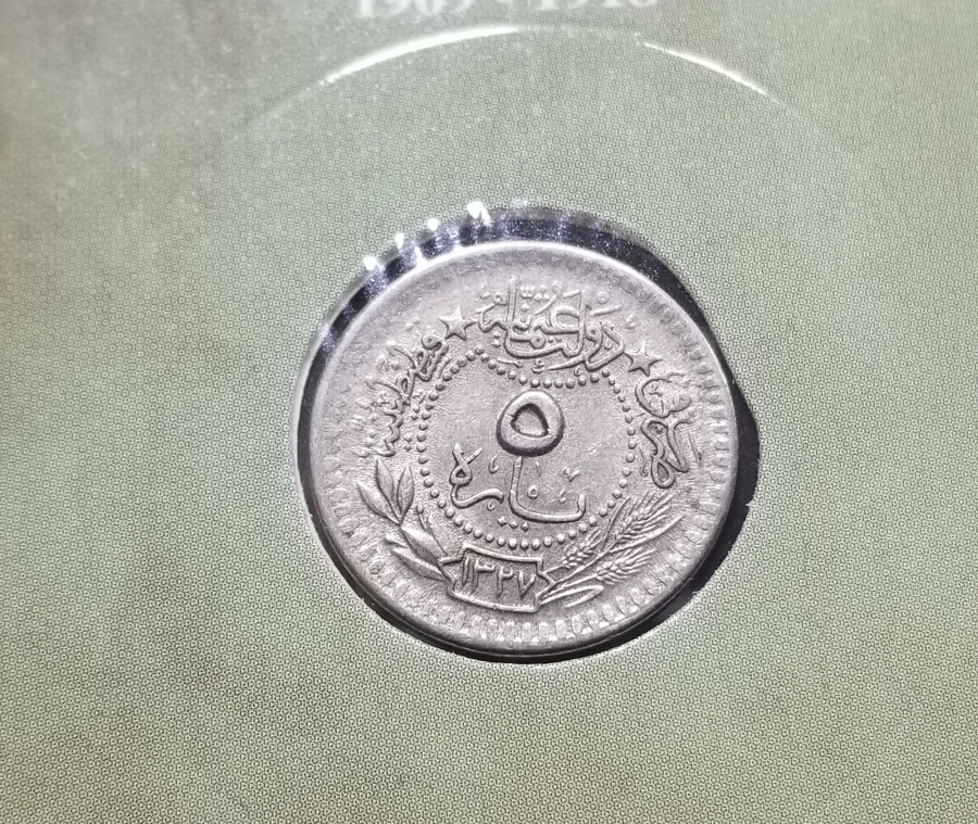 MEHMED REŞAD HAN DÖNEMİ KAPAMASINDA NİKEL 5 PARA