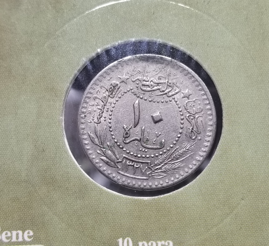 MEHMED REŞAD HAN DÖNEMİ KAPAMASINDA NİKEL 10 PARA