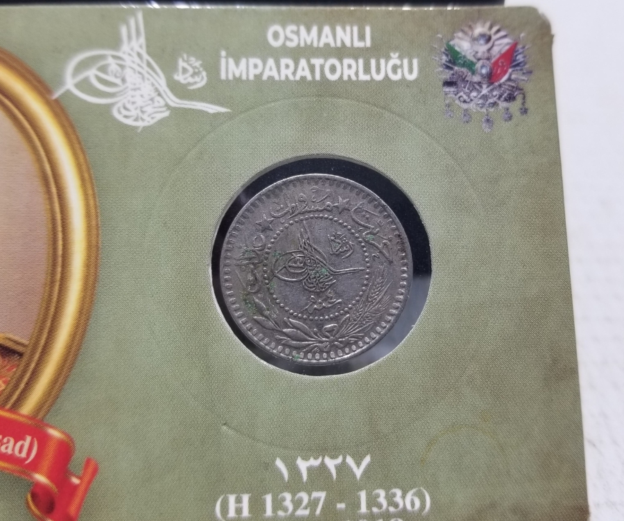 MEHMED REŞAD HAN DÖNEMİ KAPAMASINDA NİKEL 10 PARA