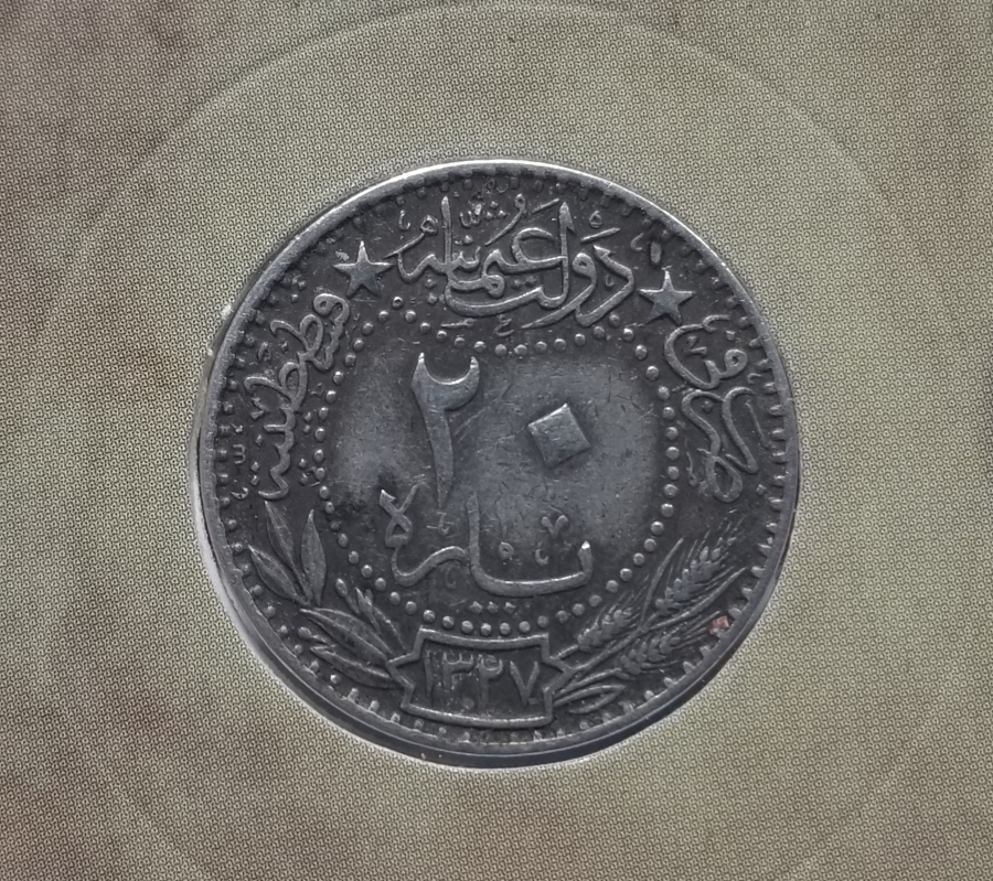 MEHMED REŞAD HAN DÖNEMİ KAPAMASINDA NİKEL 20 PARA