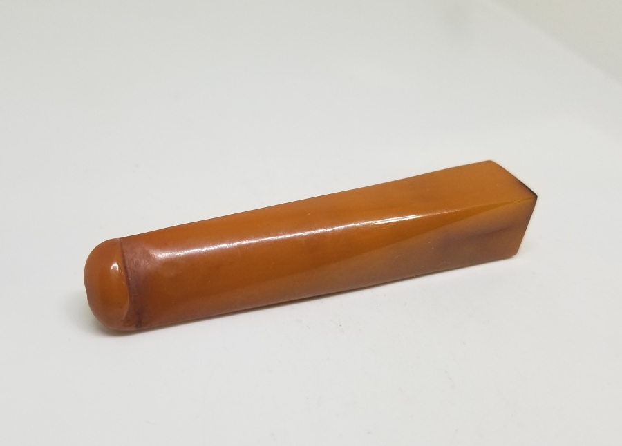 OSMANLI DÖNEMİ HARELİ MİSKEVİ BAĞA SİGARA AĞIZLIĞI