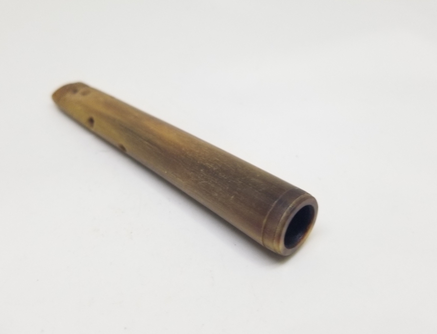 OSMANLI DÖNEMİ ÇOK NADİR GERGEDAN BOYNUZU SİGARA AĞIZLIĞI