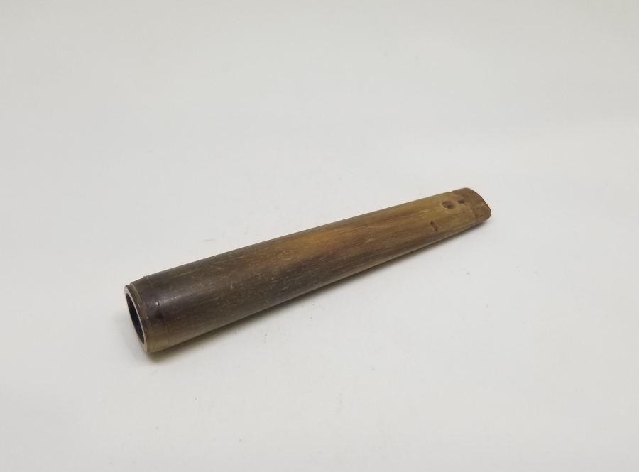 OSMANLI DÖNEMİ ÇOK NADİR GERGEDAN BOYNUZU SİGARA AĞIZLIĞI