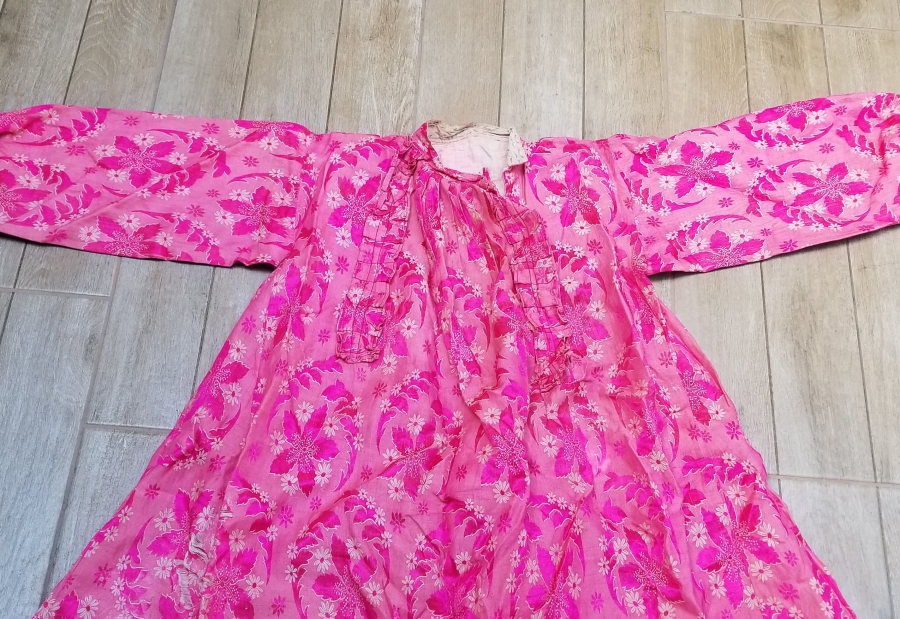 OSMANLI DÖNEMİ ELMASİYE İPEK GELİNLİK