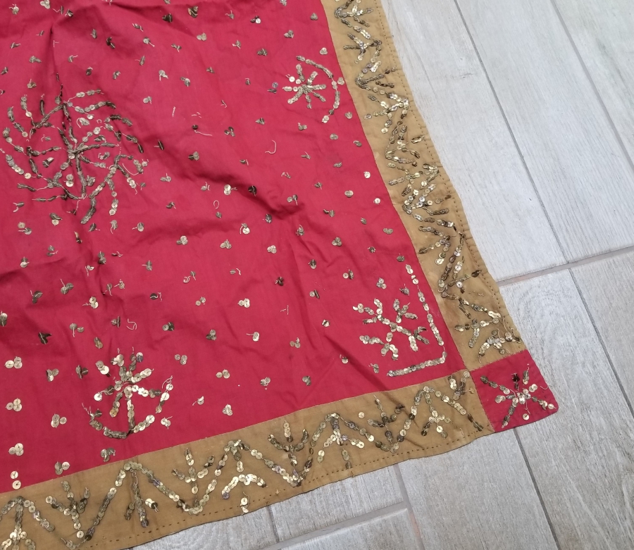 AY YILDIZ FİGÜRLÜ OSMANLI DÖNEMİ GELİN HAMAM BOHÇASI