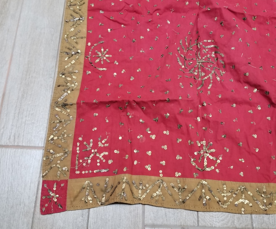 AY YILDIZ FİGÜRLÜ OSMANLI DÖNEMİ GELİN HAMAM BOHÇASI