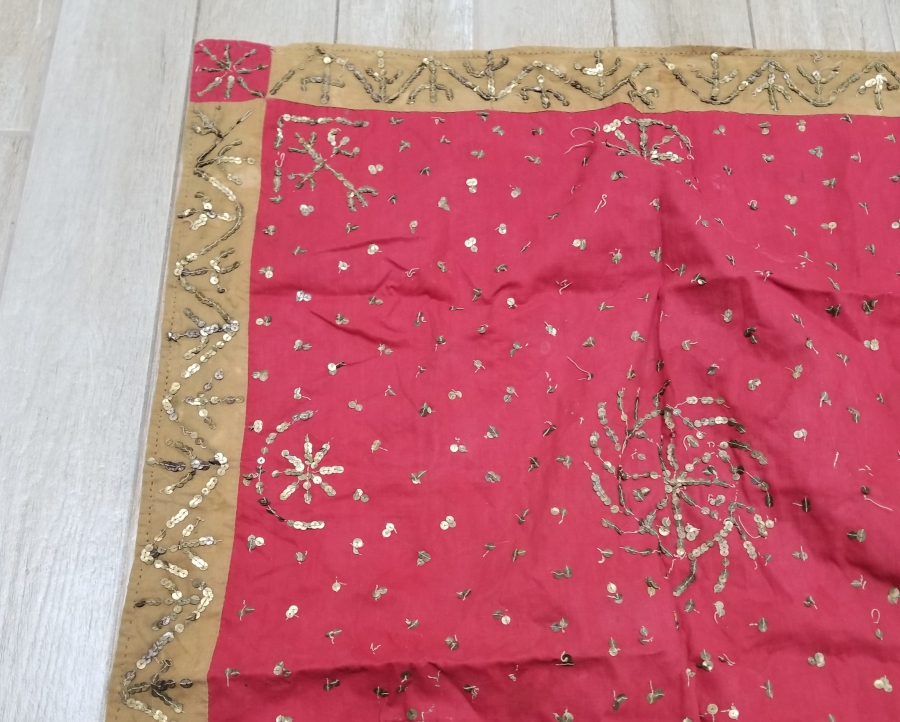 AY YILDIZ FİGÜRLÜ OSMANLI DÖNEMİ GELİN HAMAM BOHÇASI