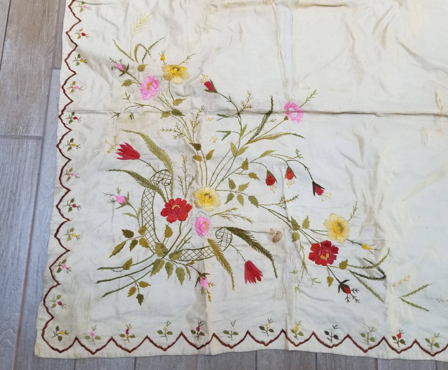 OSMANLI DÖNEMİ İPEK ATLAS GELİN BOHÇASI