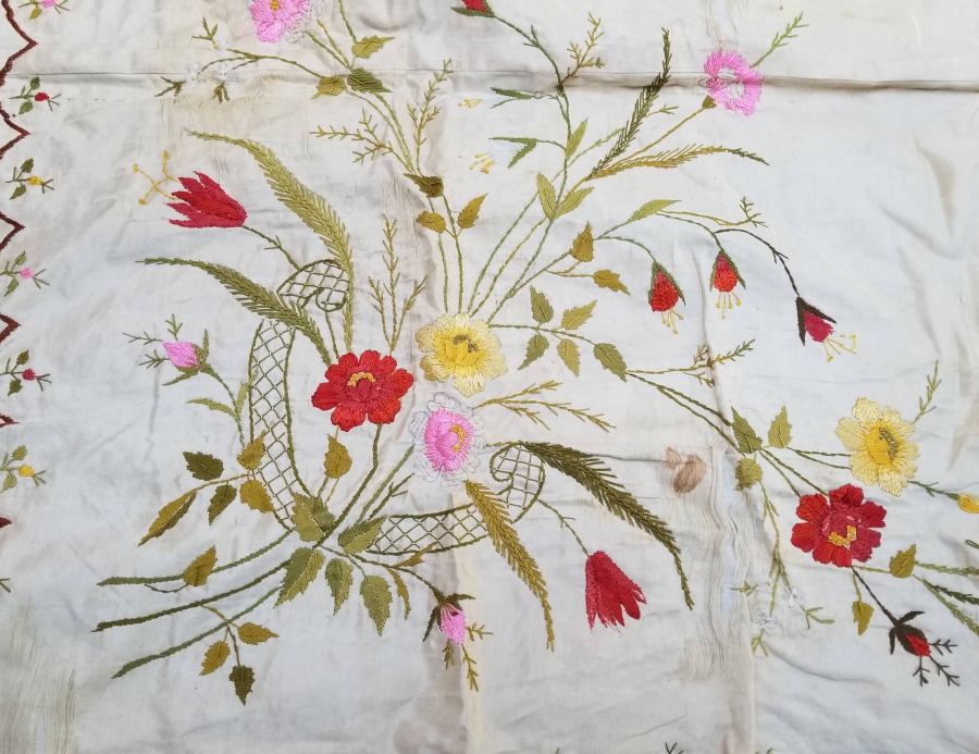 OSMANLI DÖNEMİ İPEK ATLAS GELİN BOHÇASI