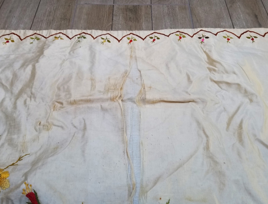 OSMANLI DÖNEMİ İPEK ATLAS GELİN BOHÇASI