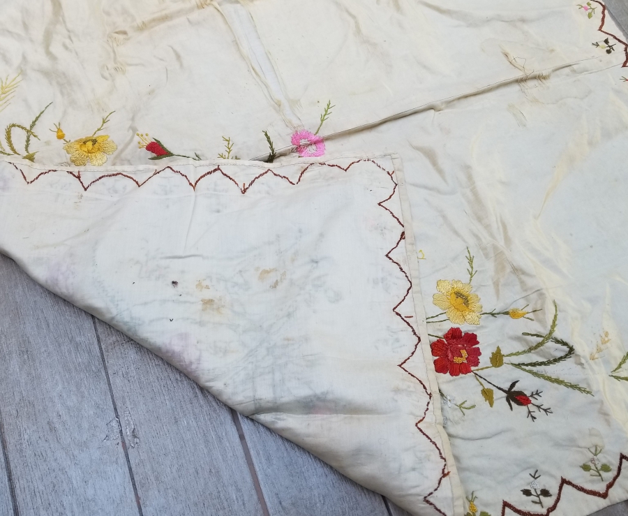 OSMANLI DÖNEMİ İPEK ATLAS GELİN BOHÇASI