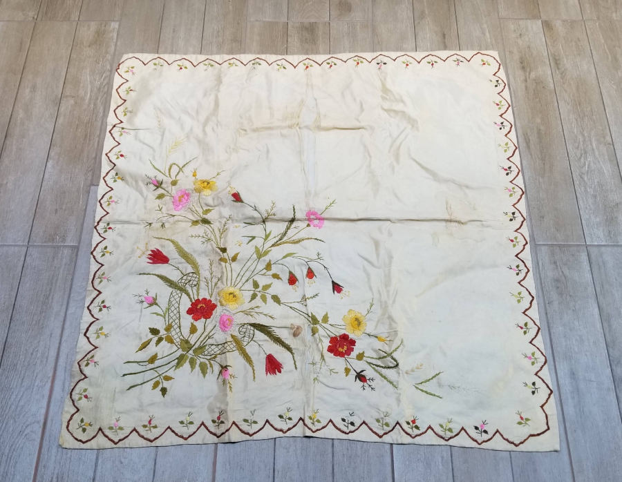 OSMANLI DÖNEMİ İPEK ATLAS GELİN BOHÇASI