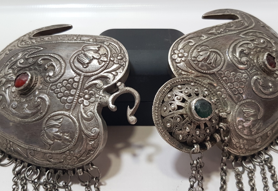 KABARTMA İŞÇİLİKLİ VE AŞIK ZİNCİRLİ OSMANLI DÖNEMİ GELİN KEMERİ