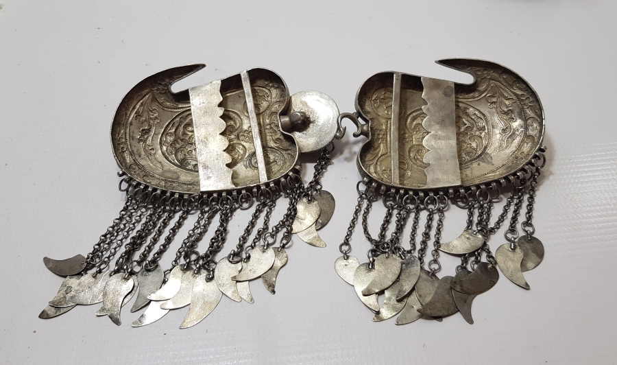 KABARTMA İŞÇİLİKLİ VE AŞIK ZİNCİRLİ OSMANLI DÖNEMİ GELİN KEMERİ