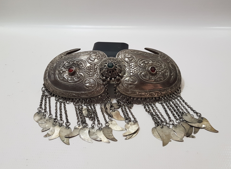 KABARTMA İŞÇİLİKLİ VE AŞIK ZİNCİRLİ OSMANLI DÖNEMİ GELİN KEMERİ