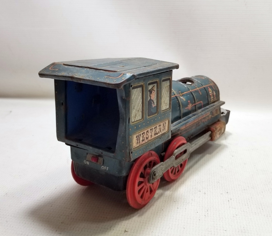 ANTİKA METAL OYUNCAK TREN LOKOMOTİFİ