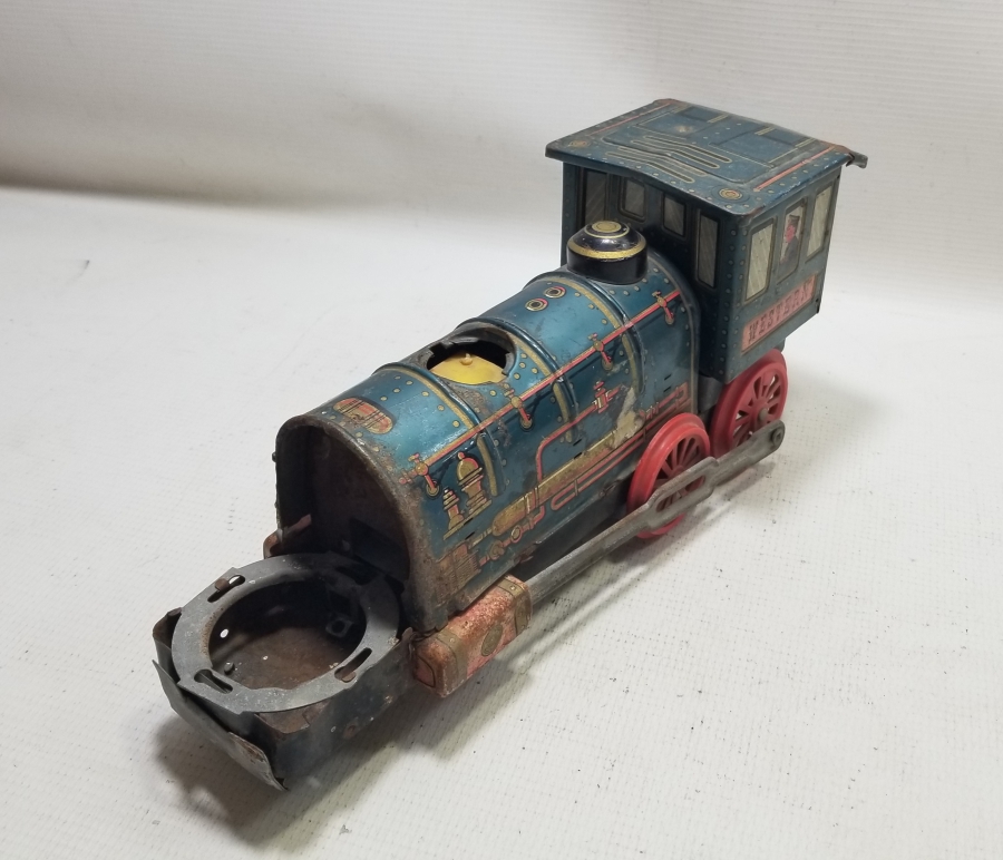 ANTİKA METAL OYUNCAK TREN LOKOMOTİFİ