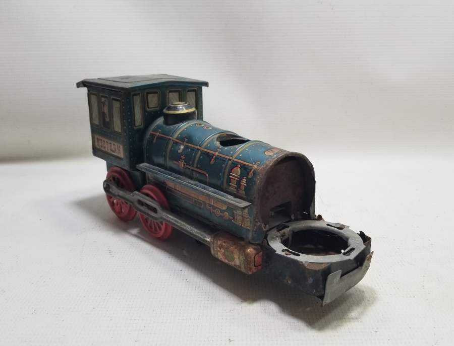 ANTİKA METAL OYUNCAK TREN LOKOMOTİFİ