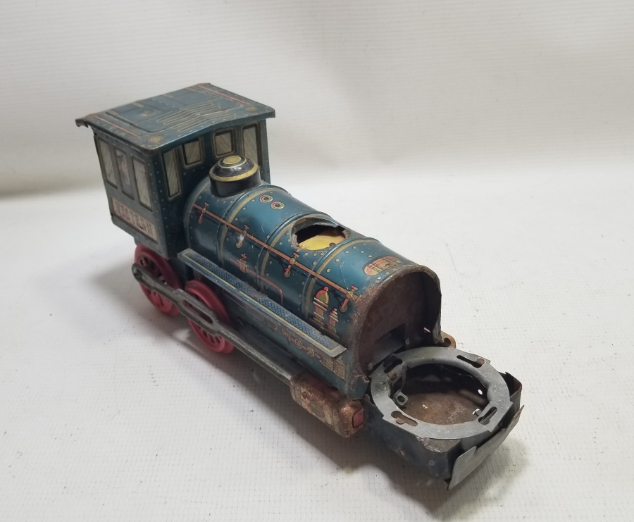 ANTİKA METAL OYUNCAK TREN LOKOMOTİFİ