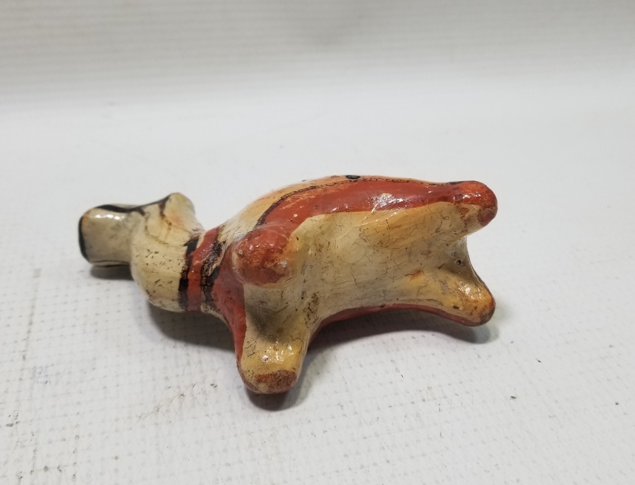 OSMANLI DÖNEMİ NADİR FORMDA ÜZERİ SIRLI KÜTAHYA DEVE FİGÜRÜ