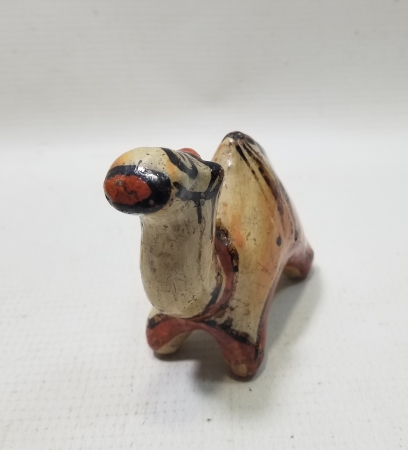 OSMANLI DÖNEMİ NADİR FORMDA ÜZERİ SIRLI KÜTAHYA DEVE FİGÜRÜ