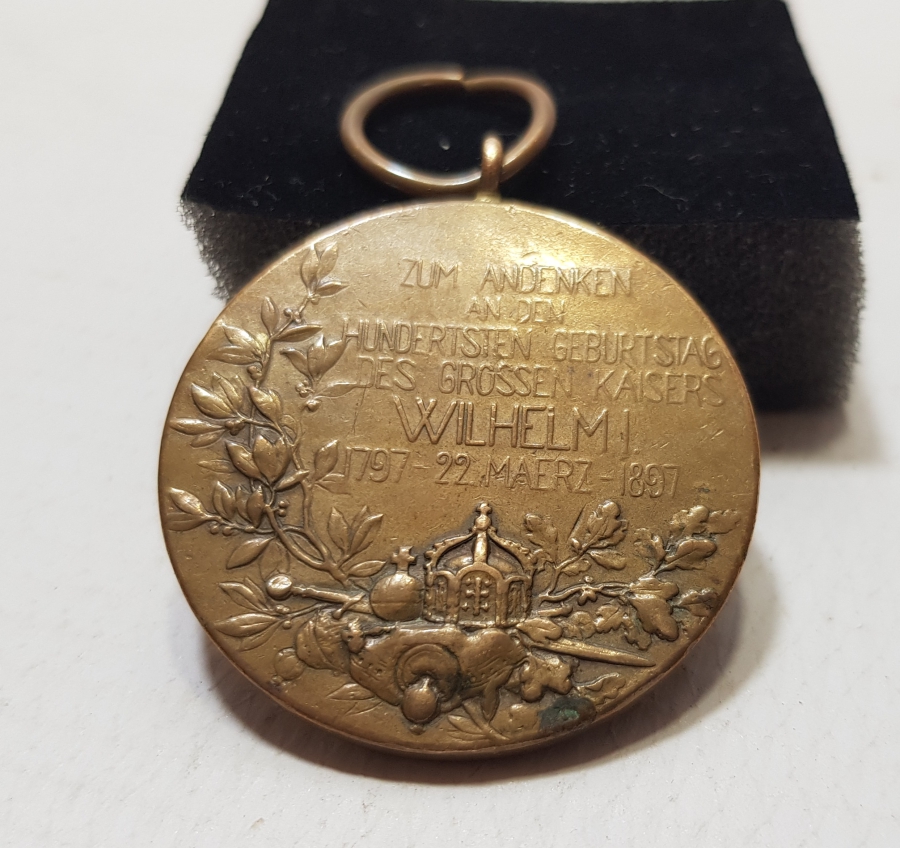 2. WILHELM TARAFINDAN BASTIRILMIŞ MADALYA