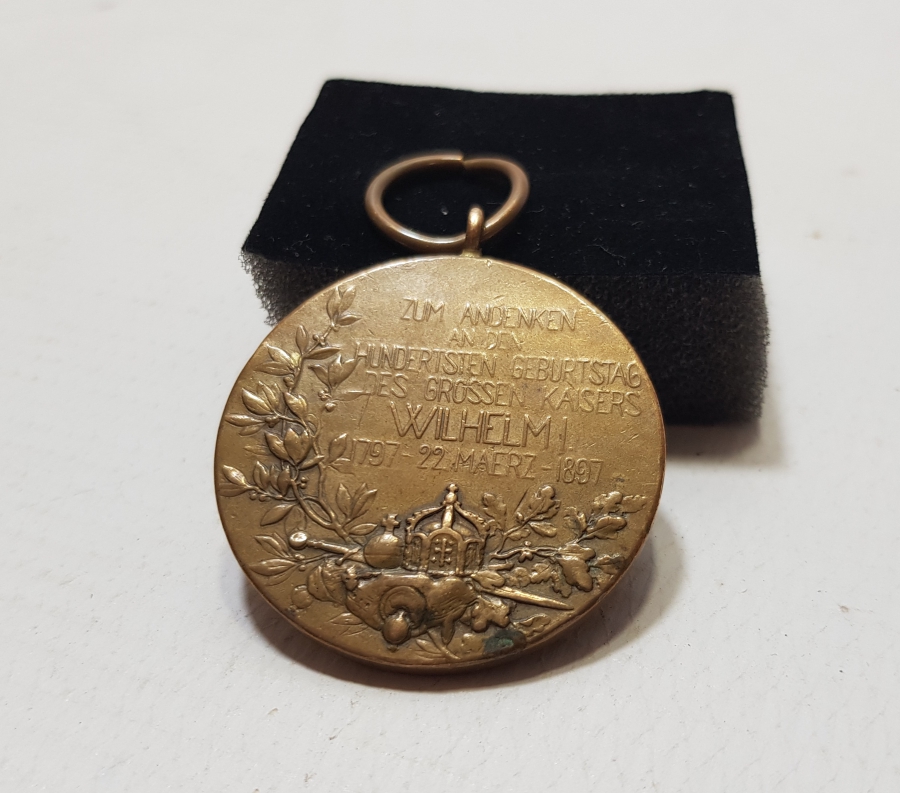 2. WILHELM TARAFINDAN BASTIRILMIŞ MADALYA